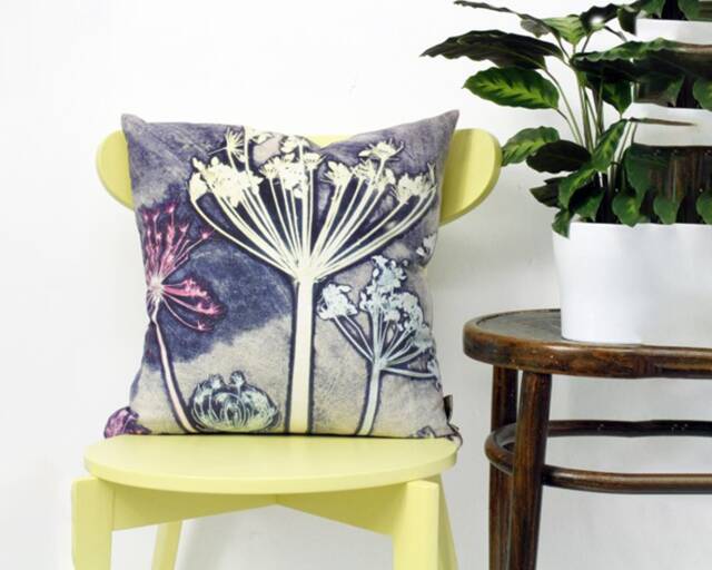 Handmade Floral Botanical Cushion, Friary Meadow Design, Compliments Home Interiors, Perfect Decor - image 1
