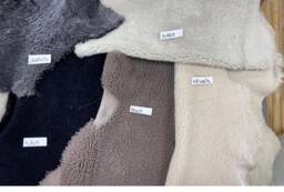 Shearling Sheepskin, Short Wool Genuine Sheepskin For Upholstery, Chair , Boucle Shearling - thumbnail 1