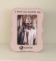 Aunt Picture Frame Gift For Auntie Gift I Love My Personalized - Flowers in December - thumbnail 1