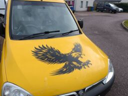 Hawk Eagle Attack Wall Art Decal Car Van Bonnet Vinyl Side Sticker Hood Graphic Window Door Sign Motorhome Campervan