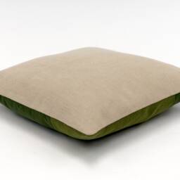 Green Geometric Pillow - Color Block Modern Patchwork Mixed Fabric Case Handmade From Upholstery Fabrics By Ellaosix - thumbnail 4
