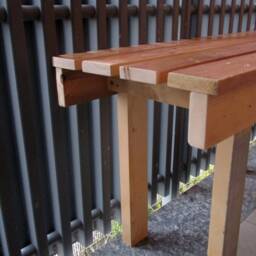 Panca, Chair For Dining Table, Entrance Hall Or Child's Room. Terrace Balcony Seat. Made Of Recycled & Readjusted Wood - thumbnail 3