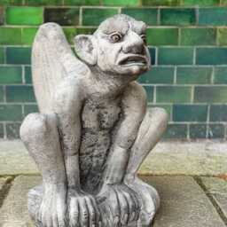 Concrete Gargoyle Statue Stone Guardian Sculpture Handmade Gothic Monster Figurine Outdoor Garden Decor Demon Lover Gift - thumbnail 2