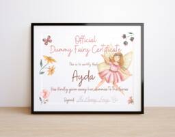 Dummy Fairy Magical Certificate - Dummies To The Dummy Fairy Keepsake Achievement Cert - thumbnail 1