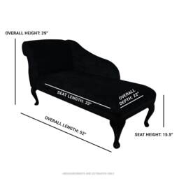 Handmade Duck Egg Velvet Chaise Longue - Pimlico Crush Fabric British Custom Made - thumbnail 4