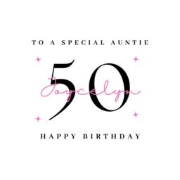Auntie 50Th Birthday Candle Gift Set Candles Gifts Aunties - thumbnail 4