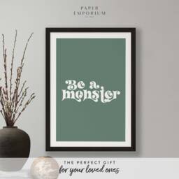 Have A Nice Poo - Custom Colour Print Home, Kitchen, Bathroom Decor, Modern Typography, Bedroom Print, Poster, Boho Colours, Toilet #275 - thumbnail 3