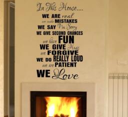 In This House... Wall Decal - thumbnail 1