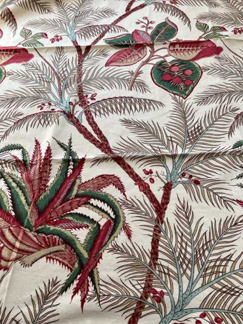 Lampshade Made With Vintage Colefax & Fowler Fabric I Chintz Drum Lamp Shade - image 1