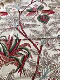Lampshade Made With Vintage Colefax & Fowler Fabric I Chintz Drum Lamp Shade - thumbnail 1