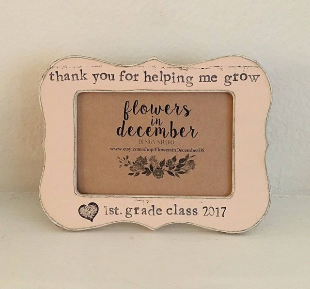 Personalized Teacher Picture Frame Thank You Gift From Class - image 1