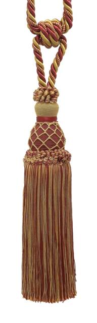 "D??copro Curtain & Drapery Tassel Tieback, Length 10"" - 25cm, Spread 30" - image 1