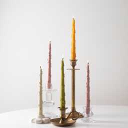 Birds Taper Candle, Pillar Twisted Dinner Decorative Candle, Home Decor, Decoration, Wedding Table Candle - thumbnail 3