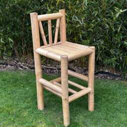 Handcrafted Natural Bamboo Tiki Bar Stool/Chair - thumbnail 2