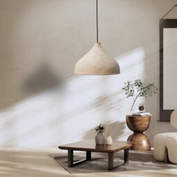 Handmade Ceramic Dome Pendant Light Wabi Sabi Chandelier - thumbnail 2