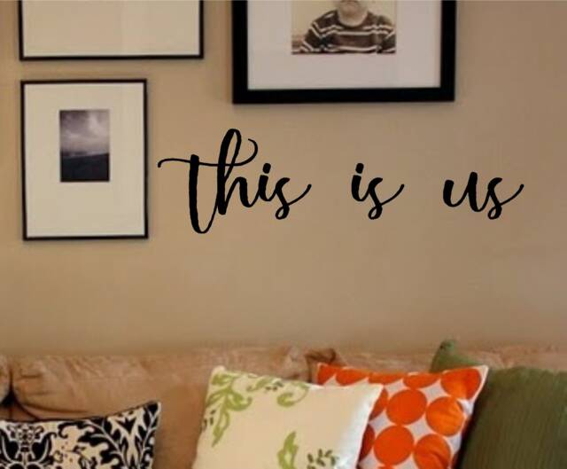This Is Us-Vinyl Wall Decal-Vinyl Decal -Lettering Decor - Family Quotes - Farmhouse Wedding - image 1