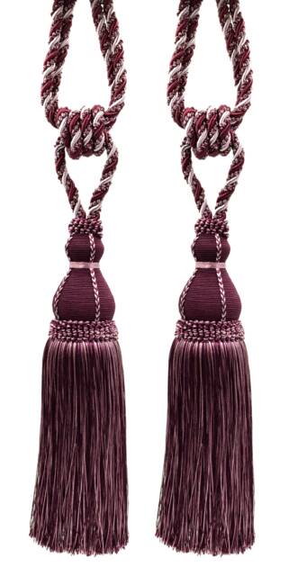 "D??copro Tassel Tieback, Length 12"" - 30.5cm, Spread 30" - image 1