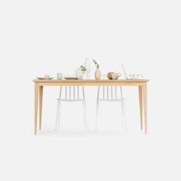 Farm - Farmhouse Table, Dining Solid Wood in White Oak Shade - thumbnail 3