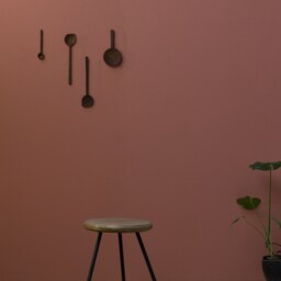 Konk ??? Huffer J Stool [Three Heights] Steel & Oak/Bar Chair - thumbnail 2