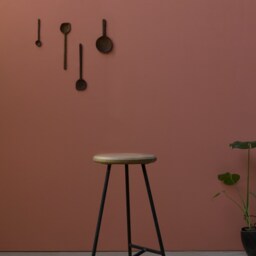 Konk ??? Huffer J Stool [Three Heights] Steel & Oak/Bar Chair - thumbnail 3