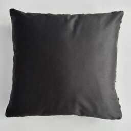 Silk Velvet Cushion Cover, Black Carnations Cushions, Turkish Jacquard Cushion, Ikat Pillow, Decorative Pillow 20''x20''/50x50 cm - thumbnail 4