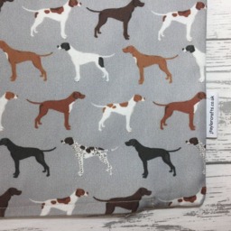 Grey Pointer Dog Print Cushion Cover - Lover Gift For Her, Home Decor, Pillow Cover, & Living, Decorative Pillow, 38x38cms - thumbnail 3
