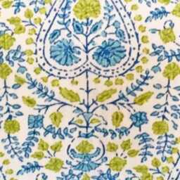 Floral Paisley Throw Pillow Cover John Robshaw Busun Aqua Green - thumbnail 2