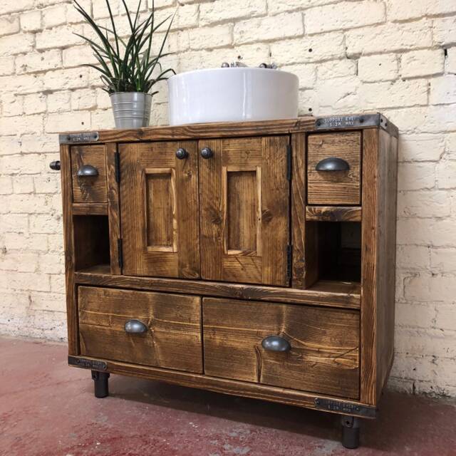 Davenport - Handmade Reclaimed Timber Bathroom Furniture