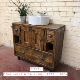 Davenport - Handmade Reclaimed Timber Bathroom Furniture - thumbnail 2