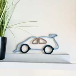 Racing Car Nursery Handmade Wall Decor Kids Room Hanging Baby Or Playroom - thumbnail 4