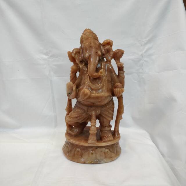 Jade Ganesha, Aventurine Ganesha, Religious Gemstone Statues, Ganesh Statue, Ganesha Figurine, Lord Ganesh, Quartz Spiritual Gift - image 1