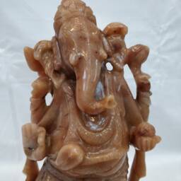 Jade Ganesha, Aventurine Ganesha, Religious Gemstone Statues, Ganesh Statue, Ganesha Figurine, Lord Ganesh, Quartz Spiritual Gift - thumbnail 4