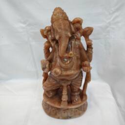 Jade Ganesha, Aventurine Ganesha, Religious Gemstone Statues, Ganesh Statue, Ganesha Figurine, Lord Ganesh, Quartz Spiritual Gift - thumbnail 2