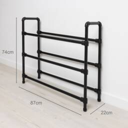 Kate Shoe Rack in Industrial Design - Storage For The Entrance Area - thumbnail 2