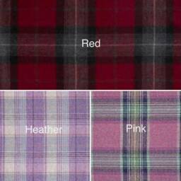Custom Name Throw Pillow - Personalised Scatter Cushion Plaid Scottish Gift For Friend Handmade in Scotland - thumbnail 3