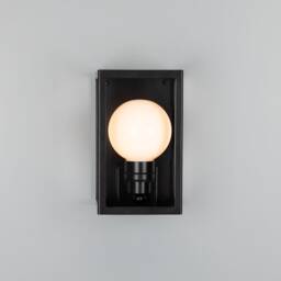 Hamilton Outdoor Box Lantern Wall Light 10.75 - thumbnail 2