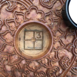 Floral & Vine Wood Block Votives From India - thumbnail 4