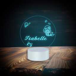 Seashell Night Light, Nursery Lights, Childs Light Led Mermaid, Personalized Lamp, Personalised Kids Bedroom, Baby Shower Gift - thumbnail 3