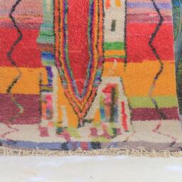 Moroccan Rug , Boujaad Rug, Premium Quality Modern Artwork, Handwoven Large Shaggy - thumbnail 3