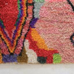 Moroccan Rug , Boujaad Rug, Premium Quality Modern Artwork, Handwoven Large Shaggy - thumbnail 4