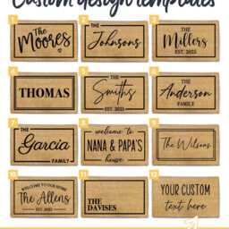 Best Selling Personalized Doormat Collection - Custom Gifts Housewarming Gift Customized Coir Next Day Shipping 12 - thumbnail 2