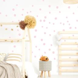 Dalmatian Dots Irregular Dot Wall Stickers Polka Hand Drawn Decals Nursery Kids Room Circle 2Nw - thumbnail 1