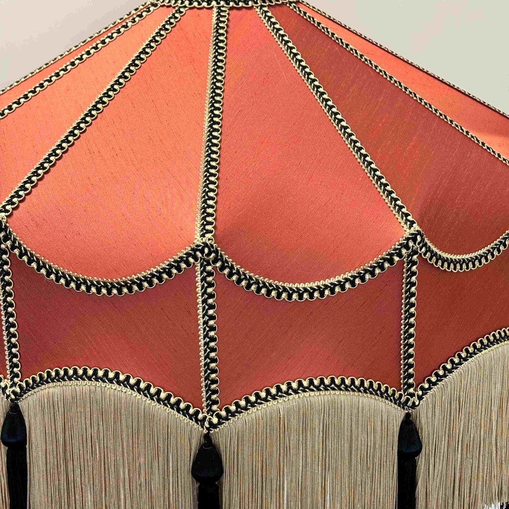 Downton Abbey Balmoral Lampshade in Rich Terracotta Sateen 22 by Etsy |  ufurnish.com, image size:1024x1024