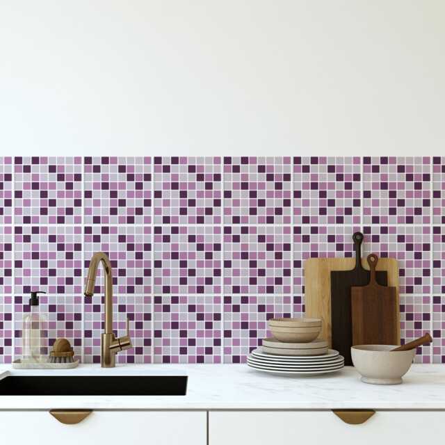 Mosaic Wall Art, Carrelage Adh??sif, Tiles, Fliesenaufkleber, Stickers, Tile Decal, Pack Of 24 - Skulilmo - image 1
