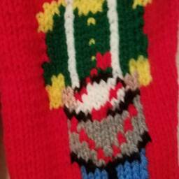 Personalized Hand Knitted Christmas Stocking - thumbnail 2