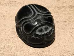 Intense Spiritual Black Jade Scarab 40 X 33 Mm Writings Say That Jade Is A Protective Energy & Healing Stone
