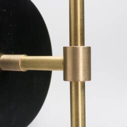 Olle Mid Century Modern Wall Sconce Black Flush Mount Vanity Light With On/Off Switch Bedside Mini Lamp Farmhouse Fixture - thumbnail 3