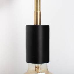 Olle Mid Century Modern Wall Sconce Black Flush Mount Vanity Light With On/Off Switch Bedside Mini Lamp Farmhouse Fixture - thumbnail 2
