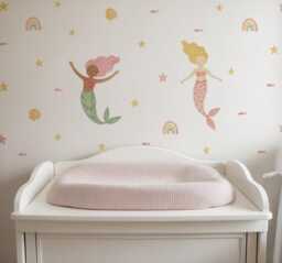 Mermaid Dreams Nursery Wall Stickers - thumbnail 1