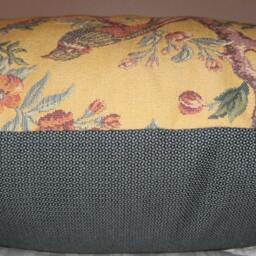 "Floral & Birds Decorative Pillow Cover-In 20""x20" - thumbnail 3